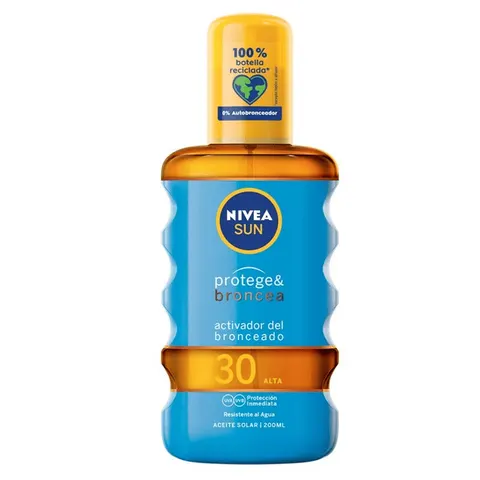 Nivea Sun PROTEGE&BRONCEA; aceite SPF30 200 ml – imagen 2