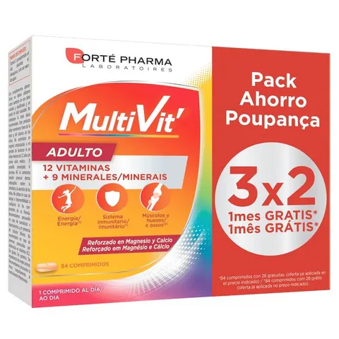 Forte pharma multivit adulto 84comp. – imagen 4