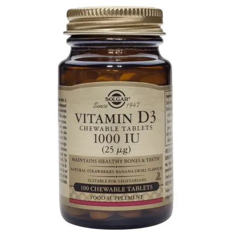 Solgar vitamina d3 1000ui (25mcg) 100comp.mast. – imagen 3
