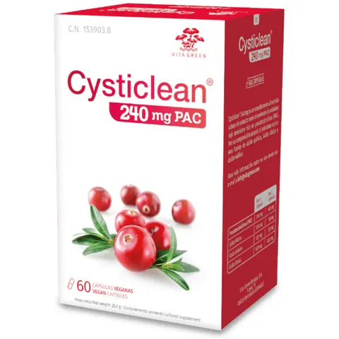 Cysticlean 240mg PAC 60 Cápsulas – imagen 2