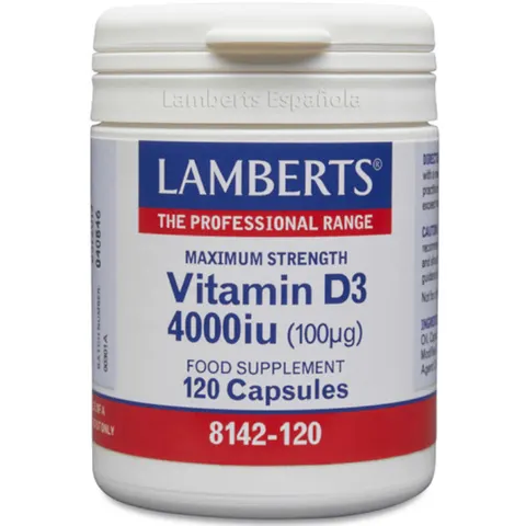 Lamberts vitamina d3 4000ui 120cap. – imagen 3