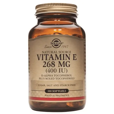 Solgar Vitamina E 400 UI 268 mg 100 Cápsulas – imagen 3