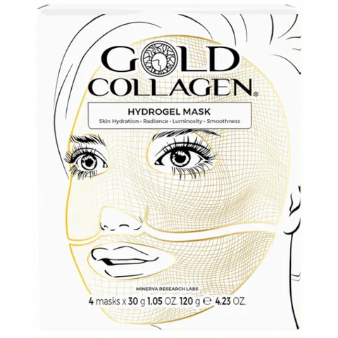 Gold Collagen Hidrogel Mask 4x30mL – imagen 2