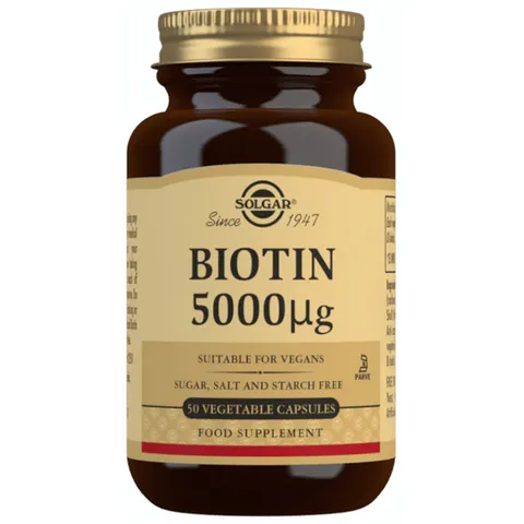 Solgar biotina 5000mcg. 100cap. – imagen 4