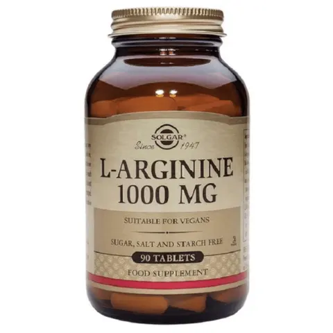Solgar L-ARGININE 1000mg 90 Tabs – imagen 5