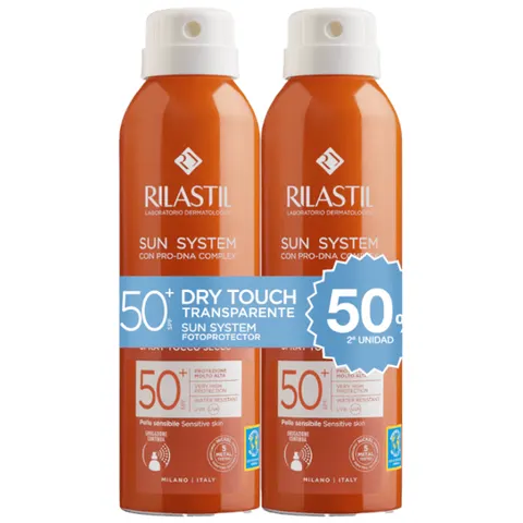 Rilastil Sun System Dry Touch SPF50+ 2x200 ml – imagen 3