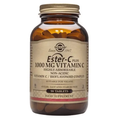 Solgar ester c plus 1000mg 90comp – imagen 4