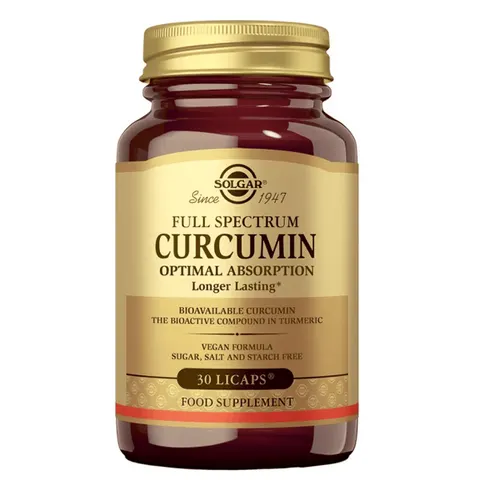Solgar Full Espectrum Curcumin 30 Cápsulas – imagen 4