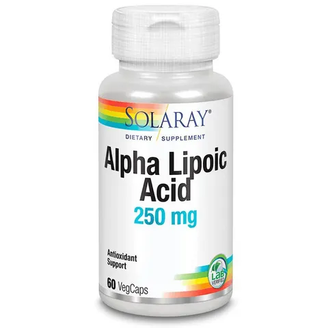 Solaray alpha lipoic acid 250mg. 60cap. – imagen 3