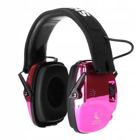 Słuchawki RealHunter Active ProSHOT Bt devil pink – zdjęcie 2