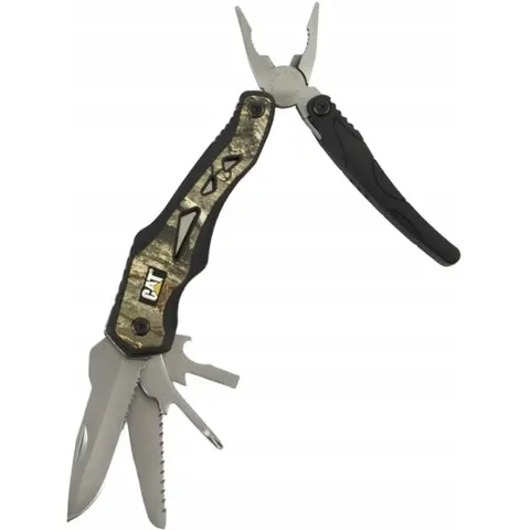 Multitool Cat 8w1 Nóż składany Real Tree Camo – zdjęcie 2