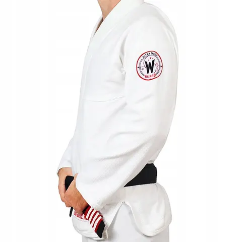 Kimono Gi do Bjj Wizard (Białe) A5 Ground Game – zdjęcie 2