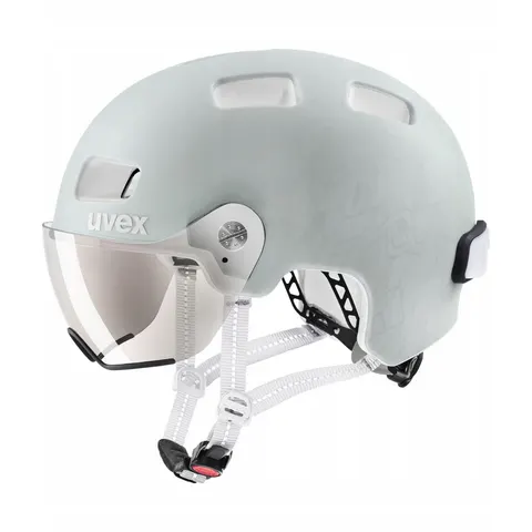 Kask rowerowy Uvex Rush Visor Papyrus-Grey Mat M – zdjęcie 2