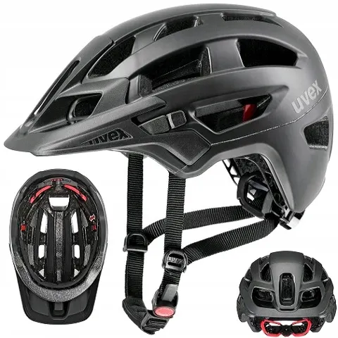 Kask rowerowy Uvex True 52-56cm black silver – zdjęcie 2