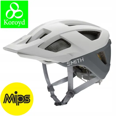 Kask Mtb Smith Session Mips matte white cement grey 55-59 M – zdjęcie 2