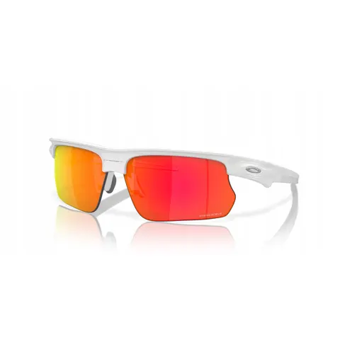 Okulary Oakley BiSphaera Polished White, Prizm Ruby – biały – zdjęcie 2