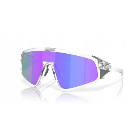 Okulary Oakley Latch Panel Matte Clear, Prizm Violet – zdjęcie 3