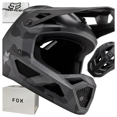 Fox Rampage Black Camo kask rowerowy L – zdjęcie 2