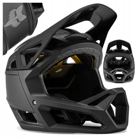 Kask rowerowy Fox Proframe matte black L – zdjęcie 2
