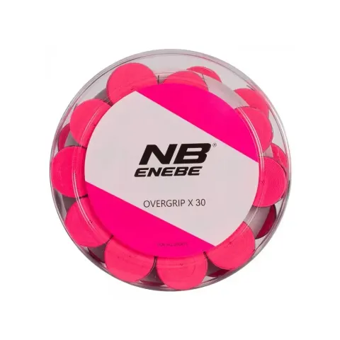 Cubo 30 Overgrips Enebe Response Rosa Fluor – imagen 2