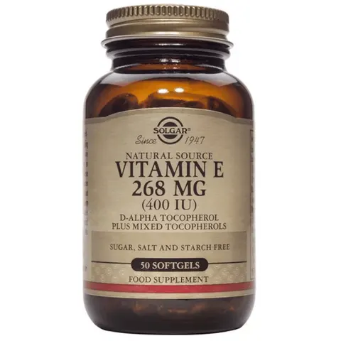Solgar Vitamina E 400 UI 268mg 50 Perlas – imagen 3