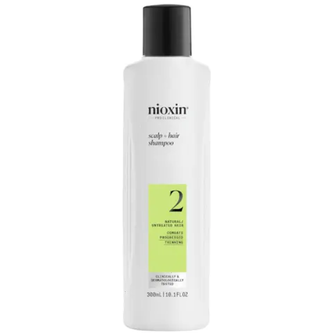 Nioxin Scalp-Hair Progresed Thinning Champú (2) 300 ml – imagen 3