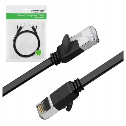 Kabel Ugreen Cat.6 1m (czarny) – zdjęcie 3