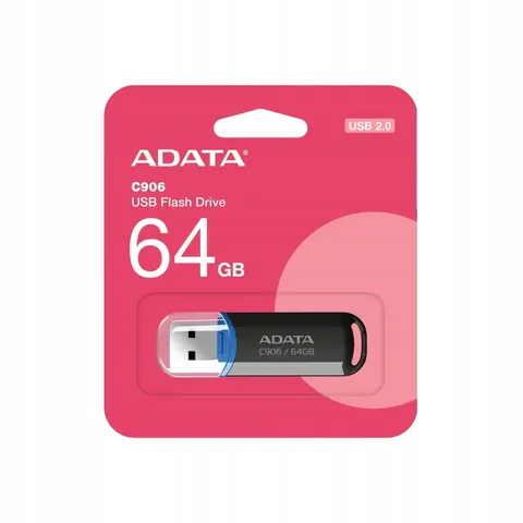 Adata Flashdrive C906 64GB Usb 2.0 Black – zdjęcie 2