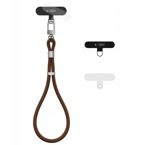 Tech-protect C11S Rope Wrist Strap Walnut Brown – zdjęcie 3