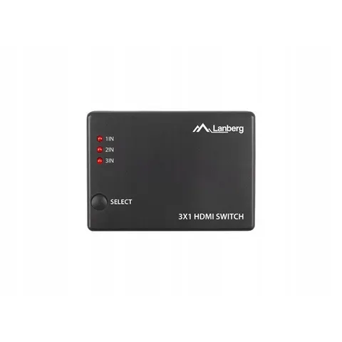 Lanberg Switch Video 3X Hdmi Port Micro Usb Swv – zdjęcie 2