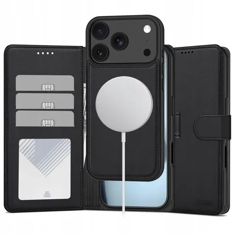 Tech-protect Wallet Magsafe Iphone 17 PRO/18 Pro Matte Black – zdjęcie 2