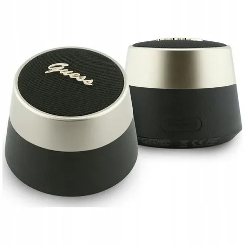 Głośnik Bluetooth Guess 5W Script Metal Logo czarny – zdjęcie 2