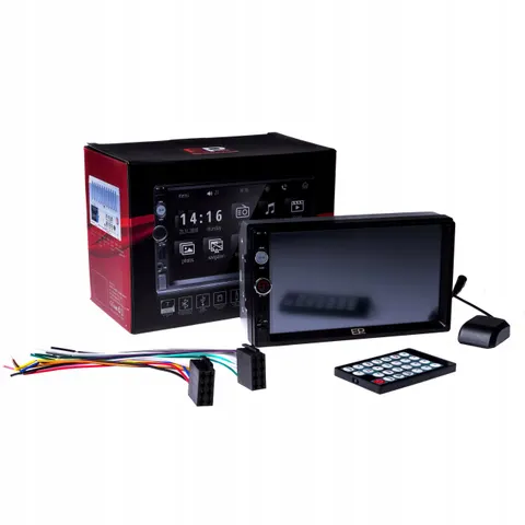 Radio samochodowe 7" Gps Bluetooth Usb microSD Iso EPCR02 – zdjęcie 2