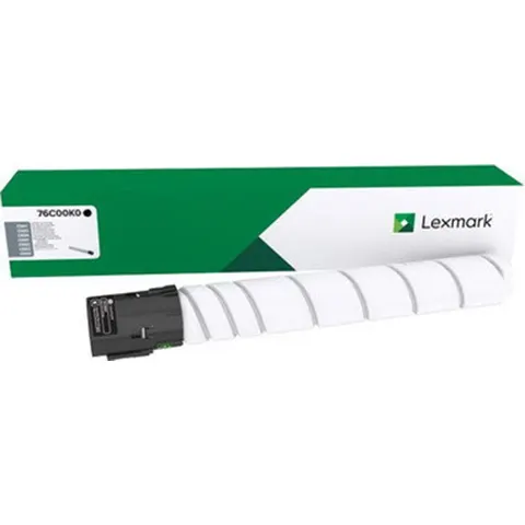 Czarny toner Lexmark 76C00K0 – zdjęcie 2