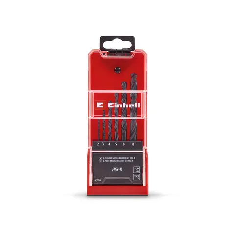 Einhell 6 Piece HSS-R Drill Bit Set – image 2