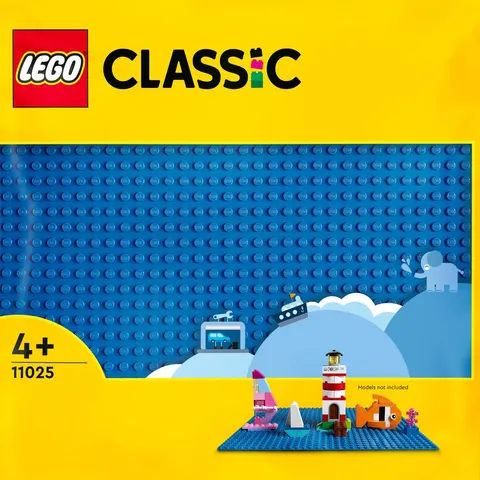LEGO 11025 Classic Baseplate 32x32 Blue – image 3