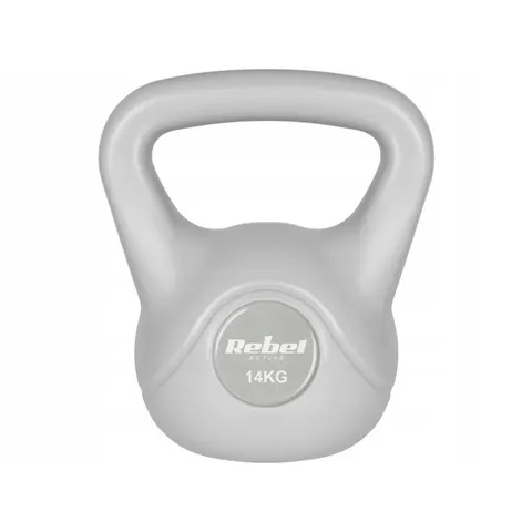 Rebel Kettlebell Active 14 kg, szary – zdjęcie 3