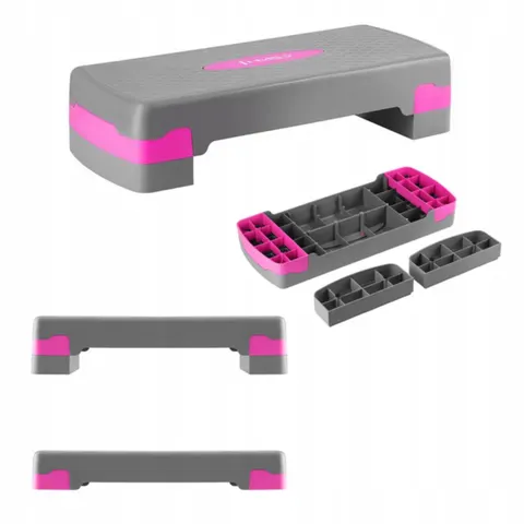 AS003 Gray/pink Step Do Aerobiku Hms – zdjęcie 4