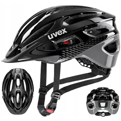 Uvex Kask Rowerowy True Black Grey 15 – zdjęcie 2