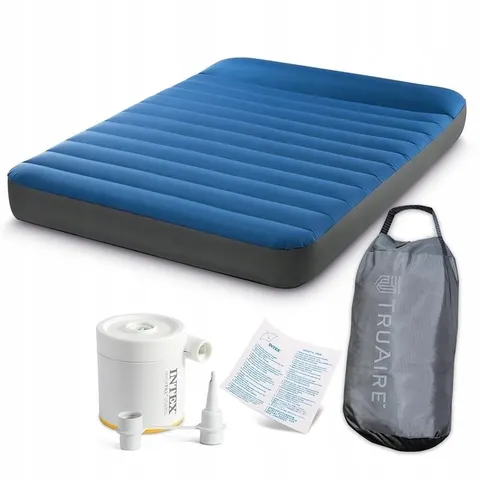 Intex 64013 Materac kempingowy Queen pompka – zdjęcie 2