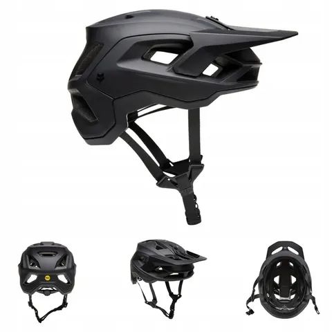 Kask rowerowy Fox Speedframe solid black M – zdjęcie 3