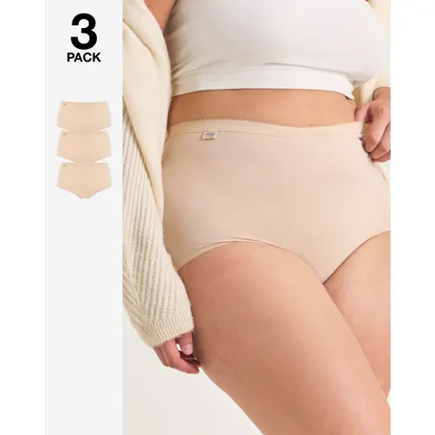 Sloggi 3Pk Basic Maxi Knicker – image 1
