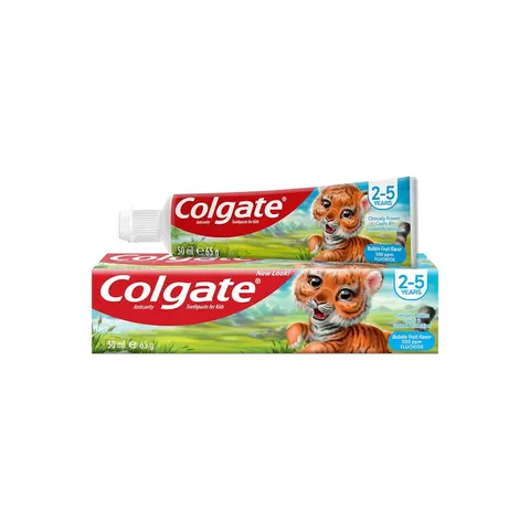 Colgate Toothpaste Bubble Fruit Kids 2-5 Years 50ml – image 2