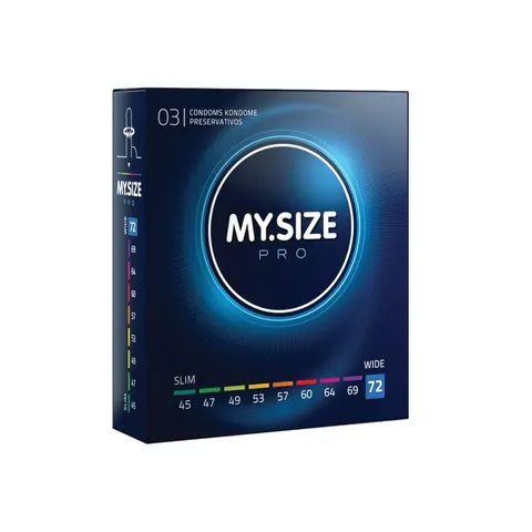 MY Size PRO Condoms 72 MM 3 Units – image 2