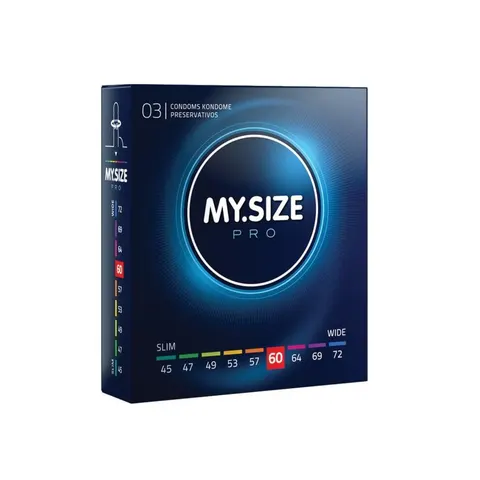 MY Size PRO Condoms 60 MM 3 Units – image 2