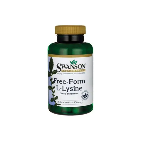 Lysine, 500mg Free-Form - 100 caps – image 2