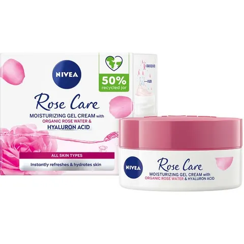 NIVEA Rose Care Moisturizing Gel Cream 50 ml – Bild 2