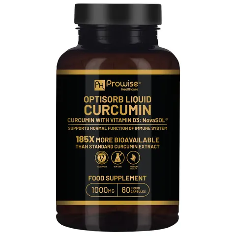 Liquid Curcumin with Vitamin D - 60 Capsules – image 3