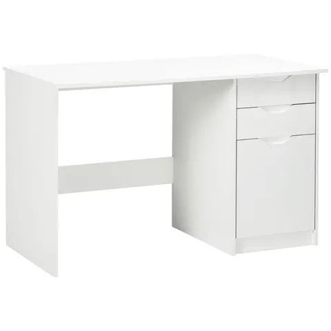 Computer ,Workstation White w/ Drawers Home Office – image 2