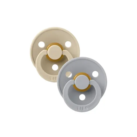 BIBS Colour Pacifier 2 Pack - Vanilla/Cloud – image 2